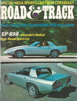 ROAD & TRACK 1973 JAN - SEAMAN DELAGE, TVR, XP-898